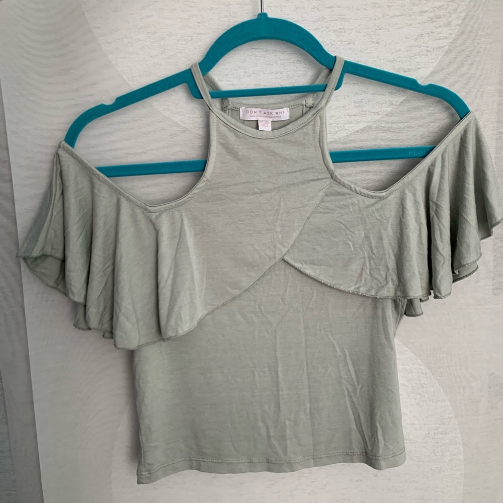 Off the Shoulder Ruffle Top